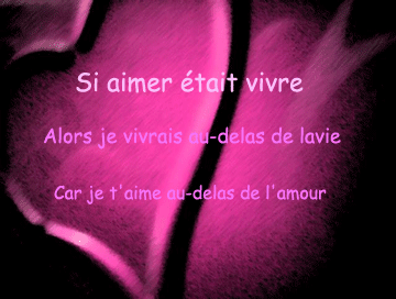 À mon Amour - Je ne peux pas vivre sans toi - Or main image 0